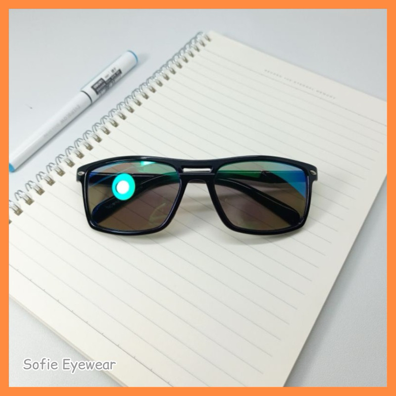 Kacamata Fashion Hitam Pria Sporty / Kacamata Hitam / Kacamata Korean Style