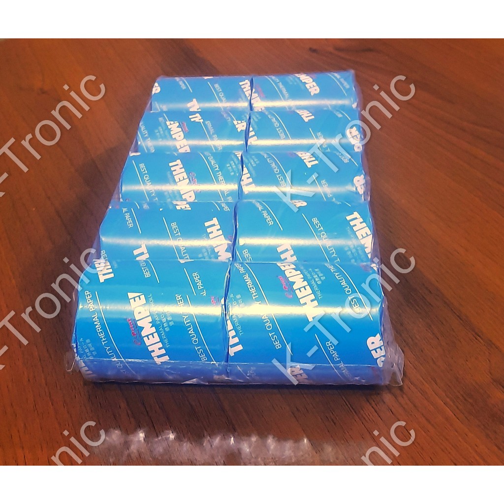 

PROMO 10 ROLL Kertas Kasir / Thermal Paper Roll 57x50 Coreless Merk e-Print