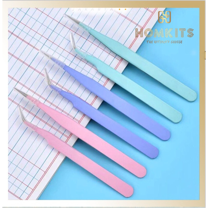

HKS-H301 Tweezer Penjepit Stiker Scrapbook Tools Warna Pastel Lucu Pastel Color