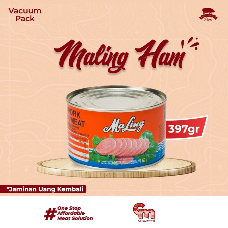 

Terbaik Maling Ham Canned Pork Luncheon Meat Ham murah