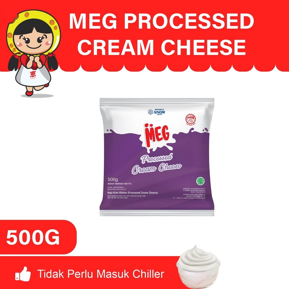 

BISA COD Meg Processed Cream Cheese 5 gr gas