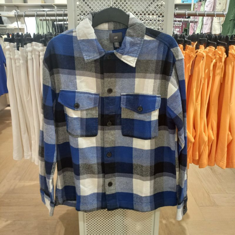 kemeja/jaket pria h&m Original store