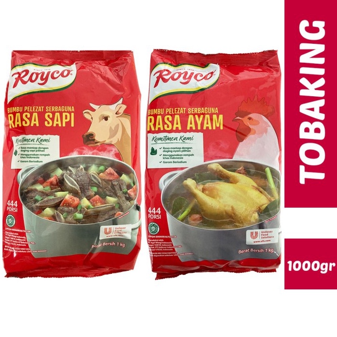 

1212 Flash Sale ROYCO Ayam Sapi 1 kg Kaldu Bumbu Pelezat Beef Chicken Stock