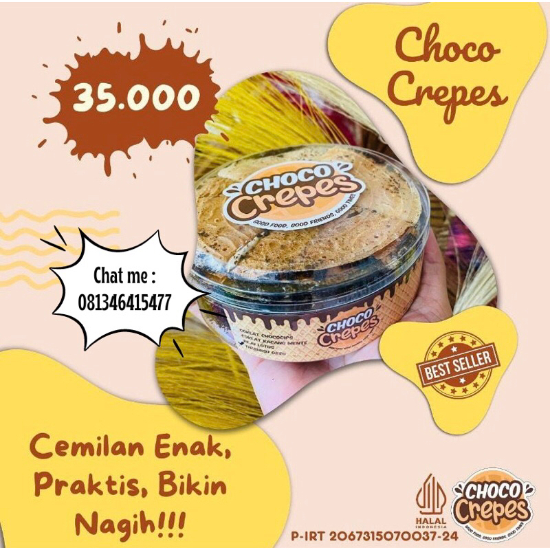 

Choco Crepes Viral Murah