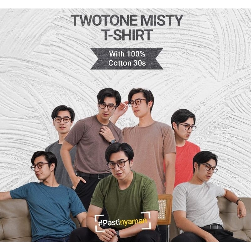 Kaos Polos Misty - Misty Tshirt - Kaos Polos Lembut Kekinian - Kaos Polos Pria Wanita