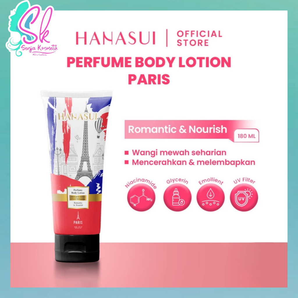 HANASUI Perfume Body Lotion Paris
