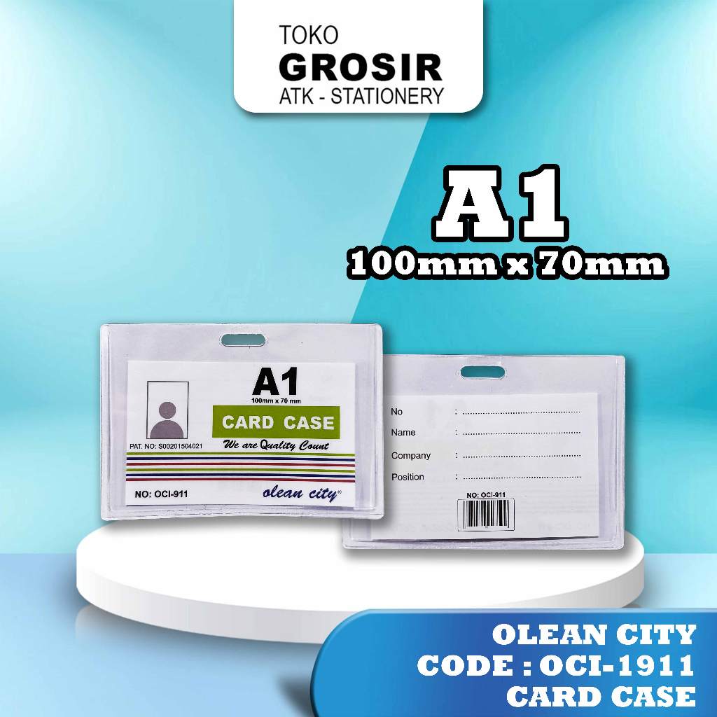 

CARD CASE OLEAN CITY - TEMPAT KARTU NAMA - SERI A1, A2, A3 OLEAN CITY