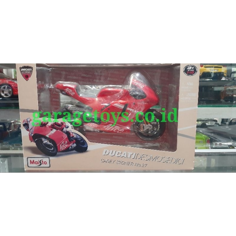 Maisto 1:10 Diecast MOTOGP Ducati Casey Stoner
