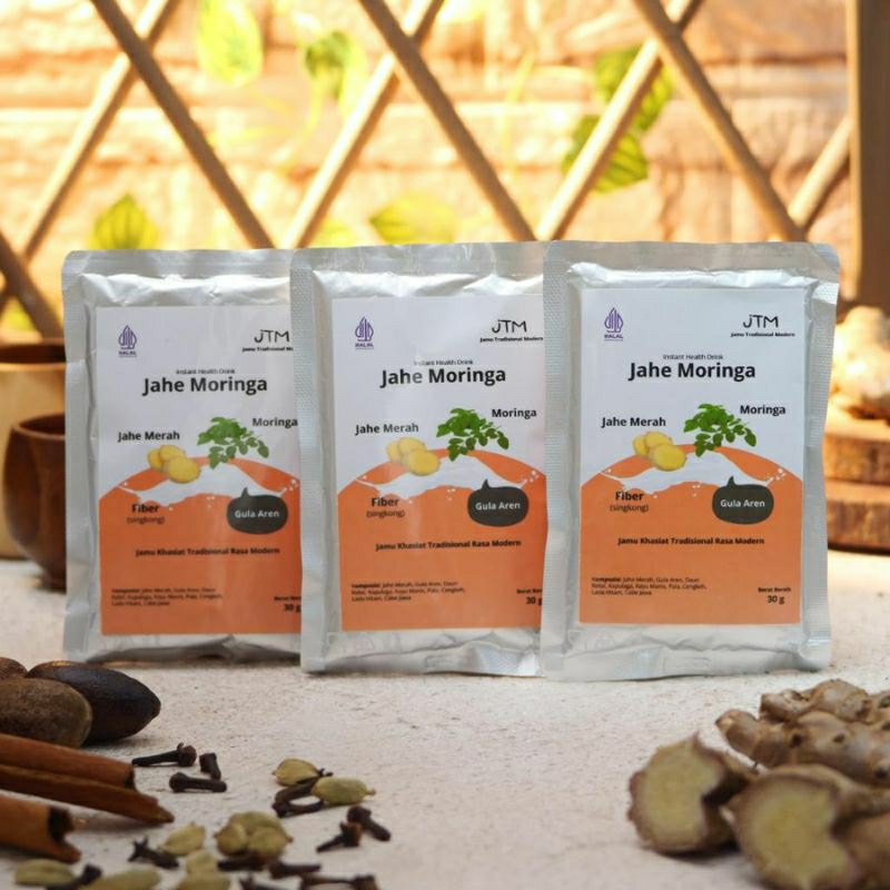 

Jahe Moringa JTM | jamu rasa modern khasiat tradisional banyak manfaat terbuat dari bahan alami isi 3