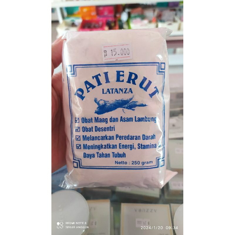 Pati Erut Tepung Garut