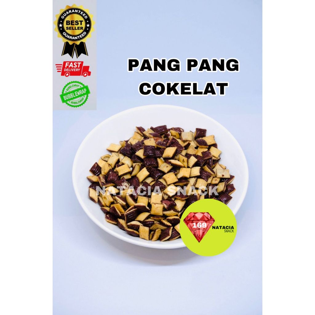 

[500 GR] PANG PANG COKELAT / PANG PANG MANIS COKELAT // PANG PANG DUO COKELAT ENAK GURIH RENYAH SNACK MEDAN NATACIA SNACK