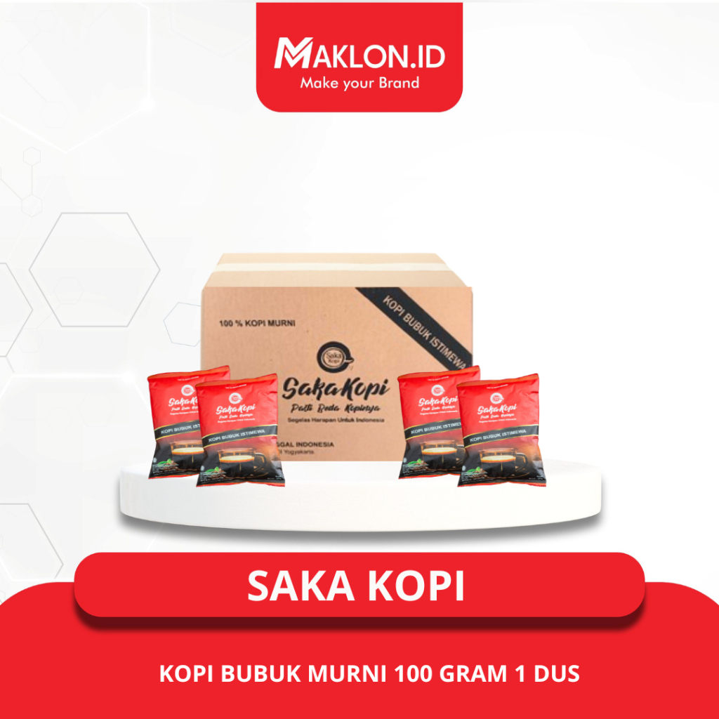 

SAKA KOPI MURNI ROBUSTA 1 DUS ISI 48 PCS @100 GRAM