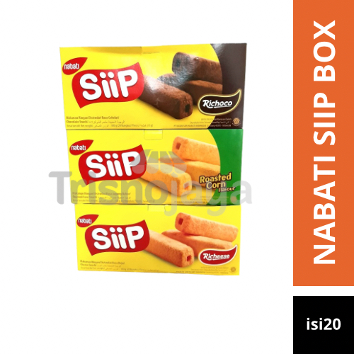 

Nabati Siip box isi 20 / 5gram x 20pcs nabati 500