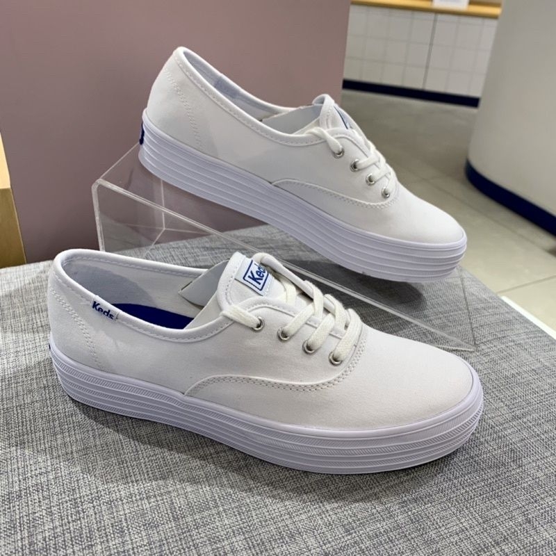 KEDS Triple Decker Canvas White 36 - PLVGC