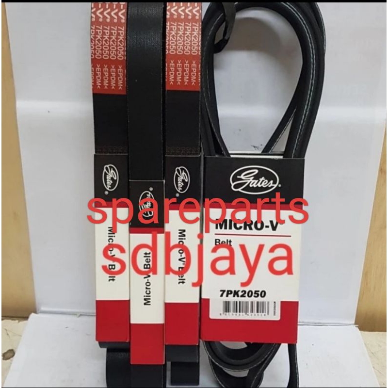 tali kipas fanbelt fan belt V-Belt Innova reborn Fortuner vrz Hilux Revo 2gd diesel 7pk2050 merek ga