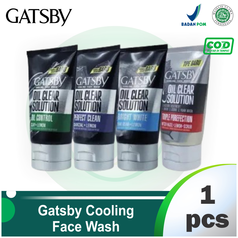 Gatsby Cooling Face Wash 100ml - PEmbersih Wajah
