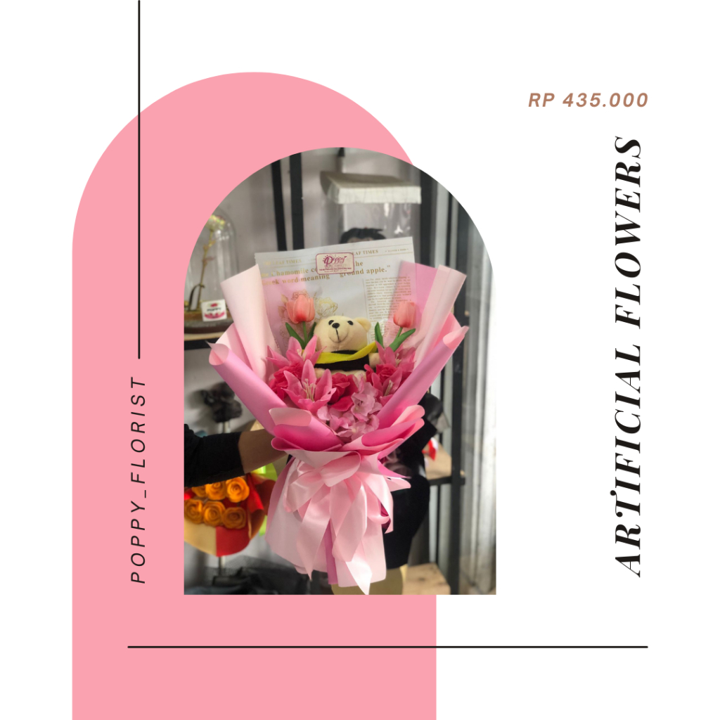 Buket Boneka Wisuda//BUKET  BUNGA ARTIFICIAL