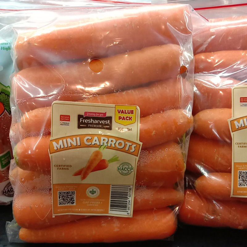 

fresharvest mini carrots / wortel mini 900g