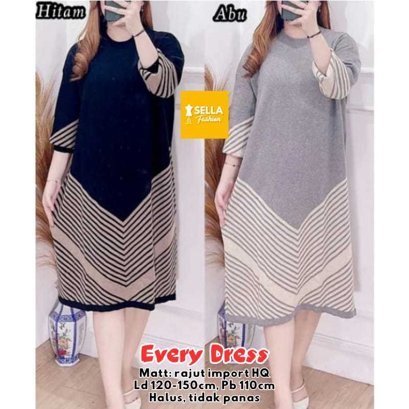 LONG TUNIK WANITA JUMBO LD 120 RAJUT IMPORT PREMIUM KOREAN STYLE ATASAN WANIITA JUMBO TERBARU