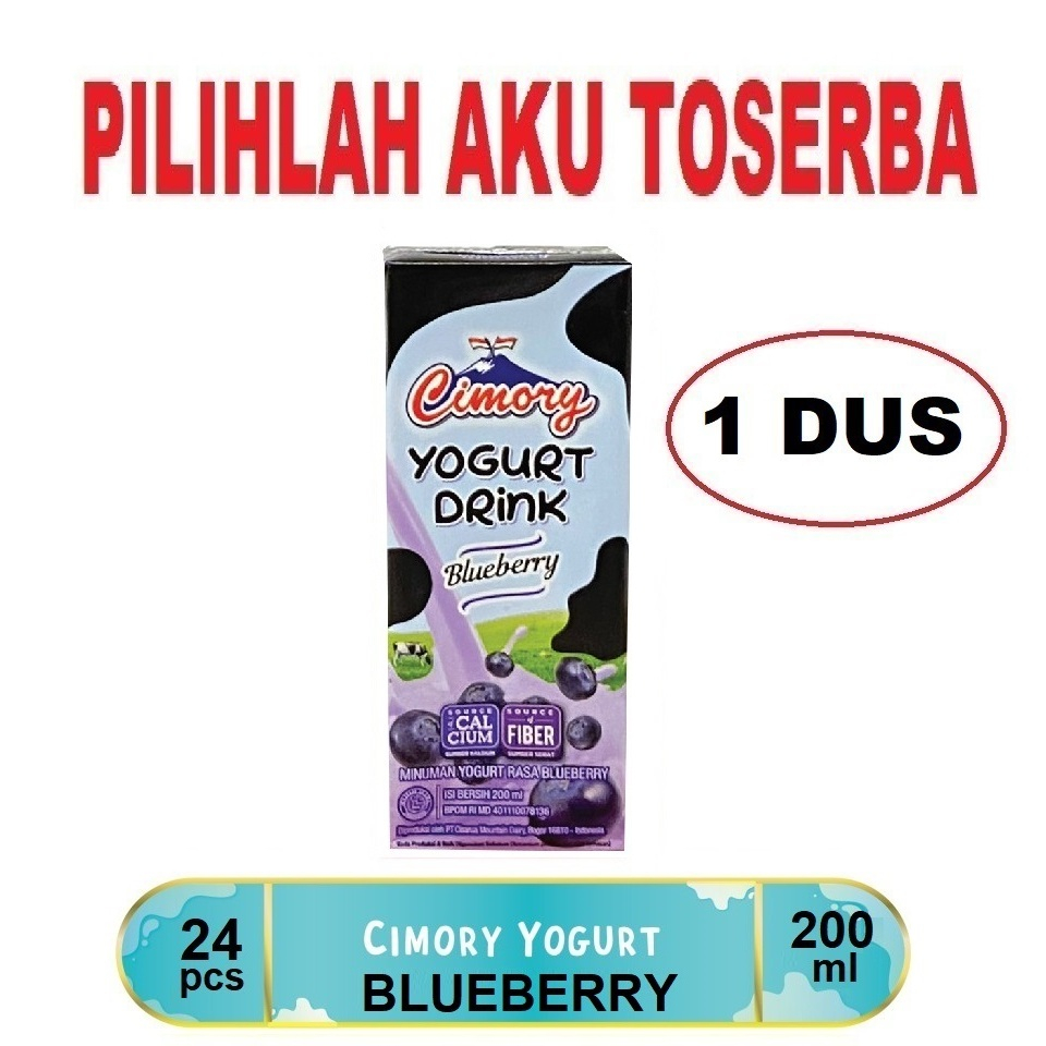 

CIMORY YOGURT Drink BLUEBERRY 200 ml - ( HARGA 1 DUS ISI 24 )