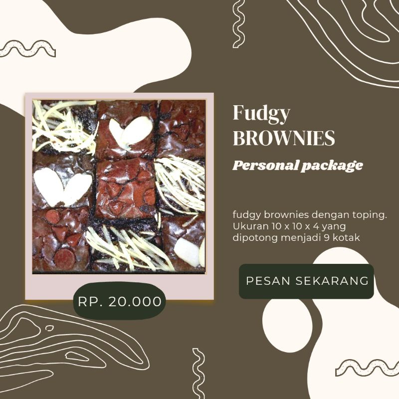 

FUDGY BROWNIES MINI PERSONAL PACKAGE ISI 9