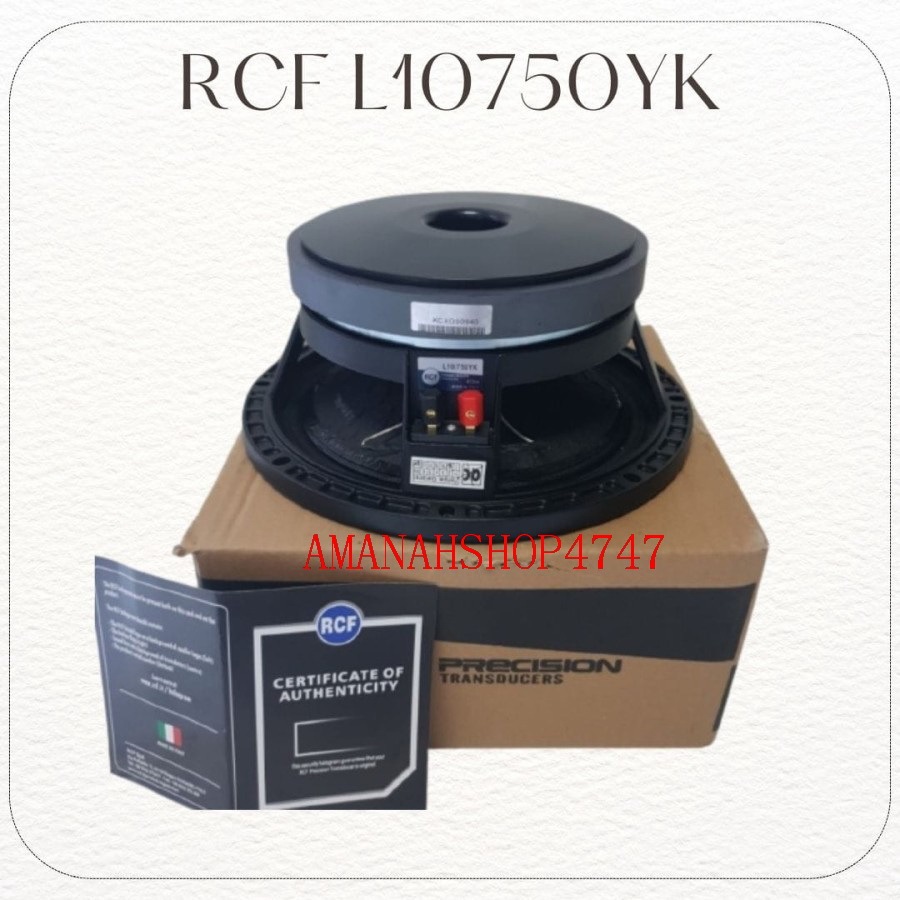 SPEAKER KOMPONEN RCF L10 750YK GRADE A 10 INCH RCFL10750YK