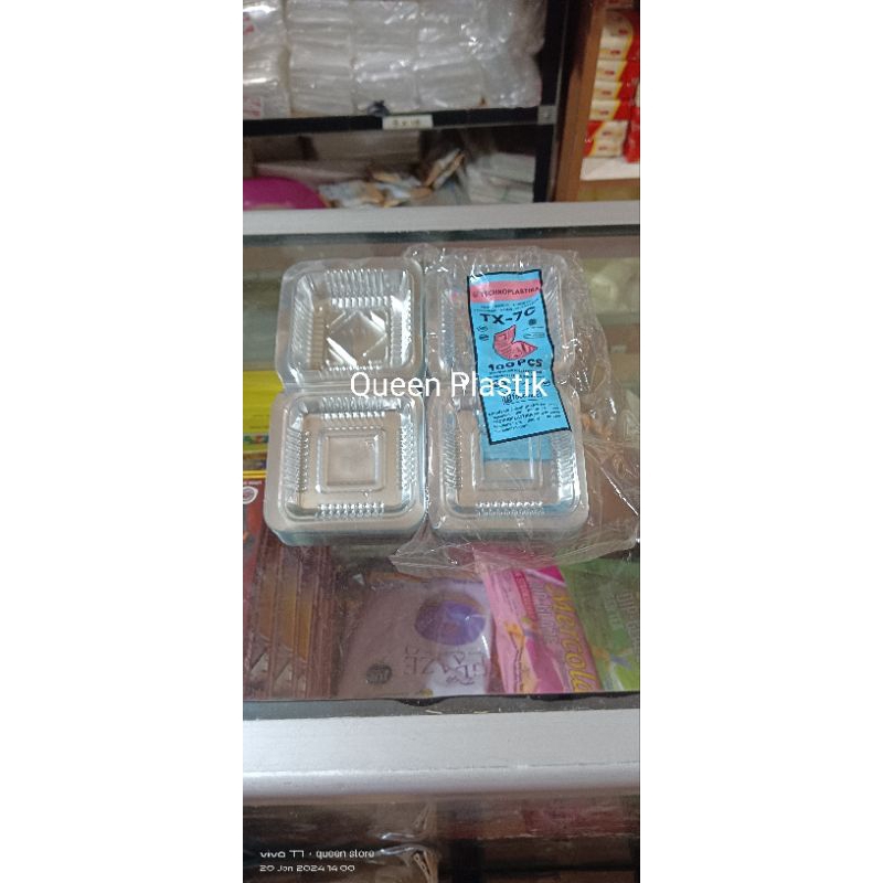 Mika 7c mika ketan mika kue talam dll isi 100 pcs