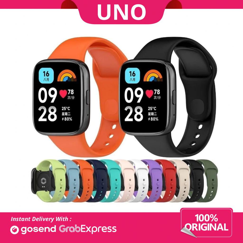 Strap Tali Jam Redmi Watch 3 ACTIVE Silicone Strap Tali Jam