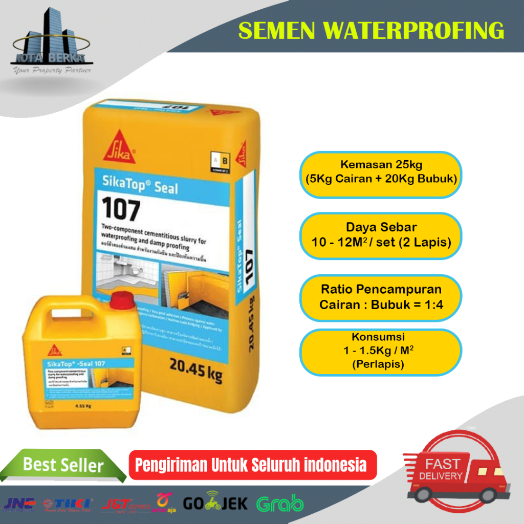 SIKA TOP SEAL 107 (2 KOMPONEN) SEMEN DAN CAIRAN SIKA