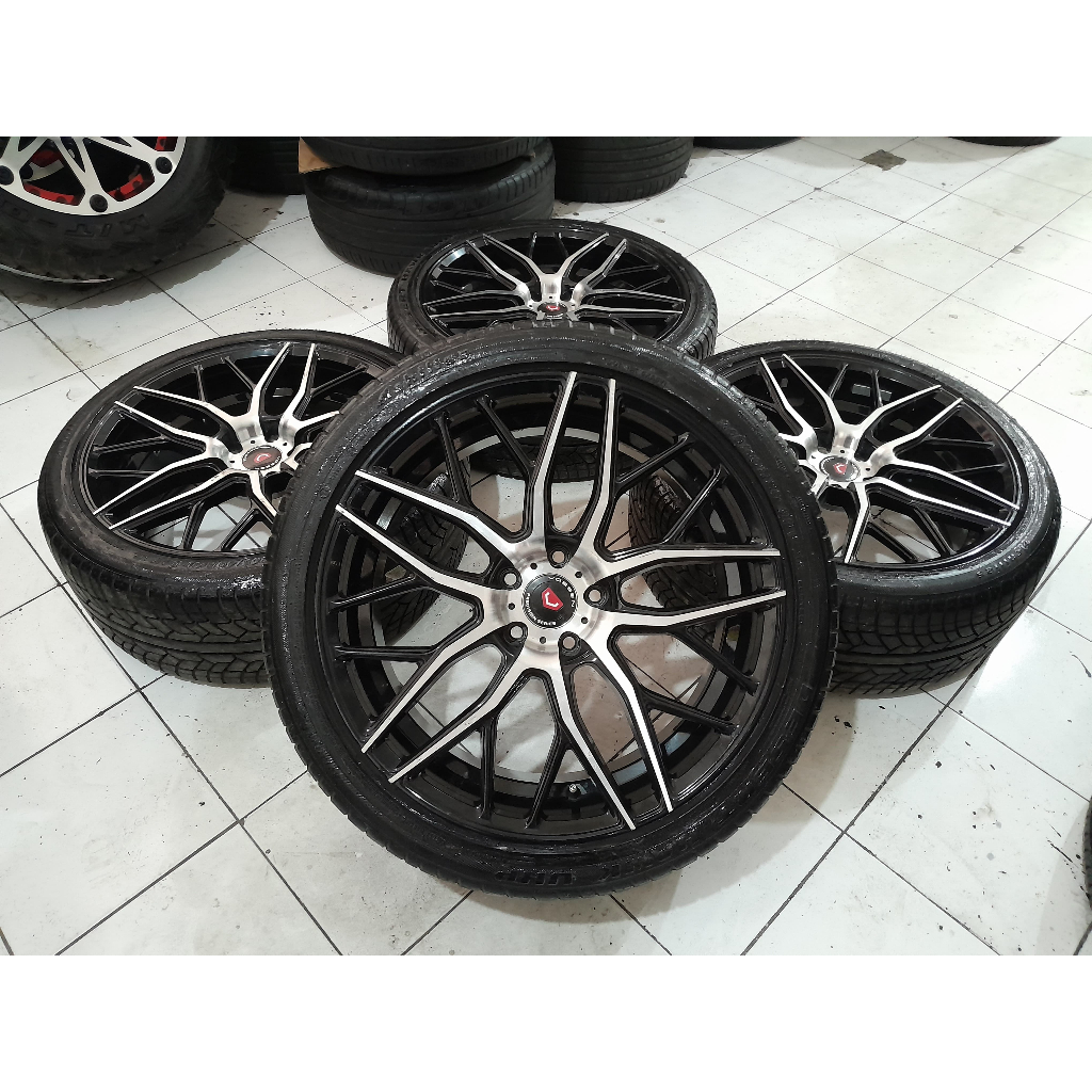 [ PROMO ] VELG MOBIL SECOND VOSSEN RING 20 LOBANG 5X114,3 RUSH INOVA