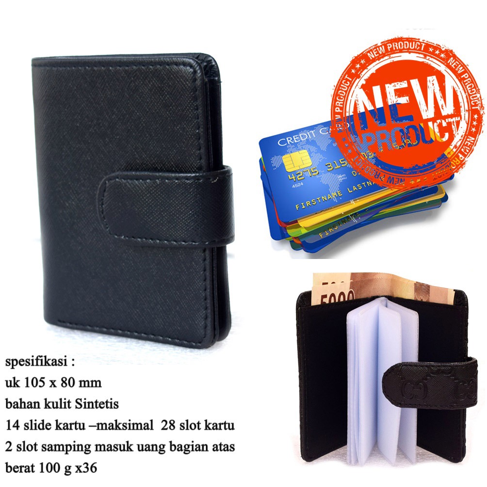 Dompet Kartu Mini  Kulit  Pure Slim