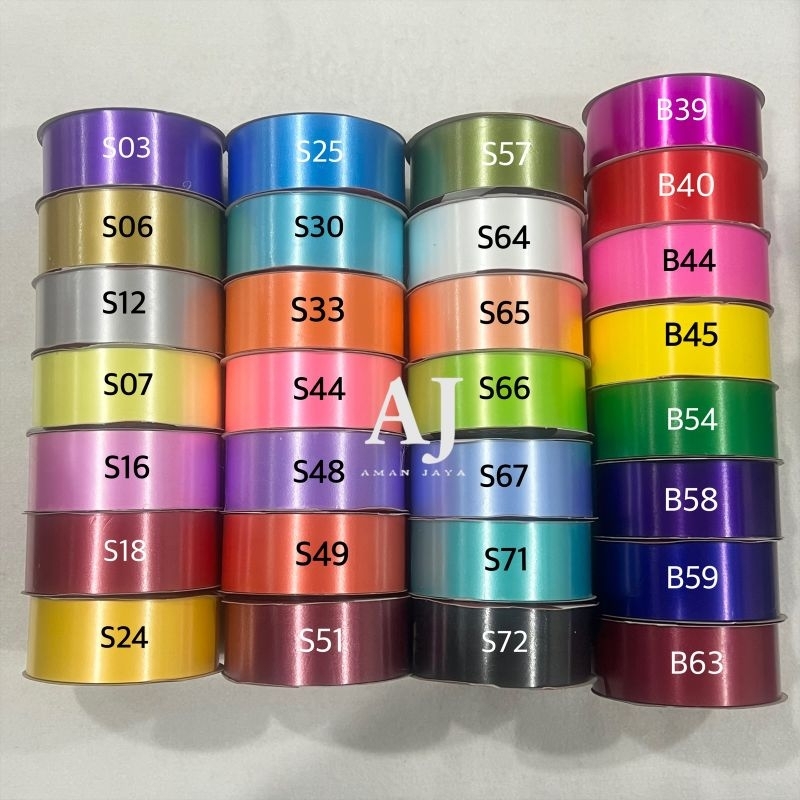 

Pita Kado 1,5 Inch / Pita Jepang 4 cm