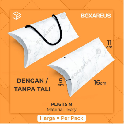 

Pillow Box, Packaging, Gift Box, Souvenir Box / PARCEL MANIA MAGELANG