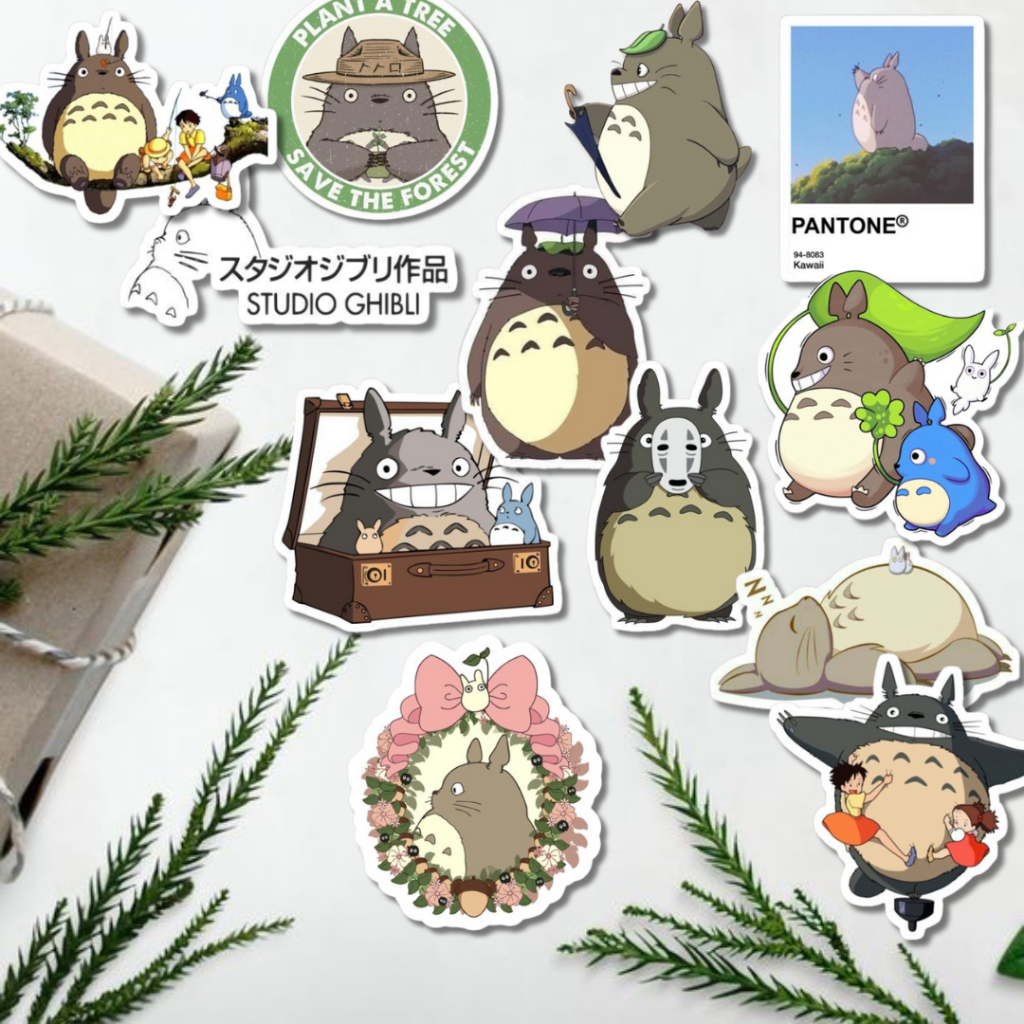 

30pcs Sticker GHIBLI Deco Scrapbook/ Diary/ Jurnal/ HP/ Laptop/ Tumblr Stiker