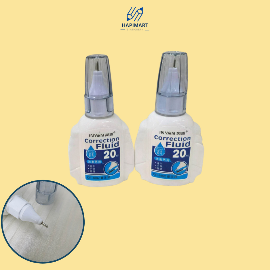 

Tip Ex Cair Inyan Correction Fluid Pen/Tip-ex Kertas Satuan 20ML