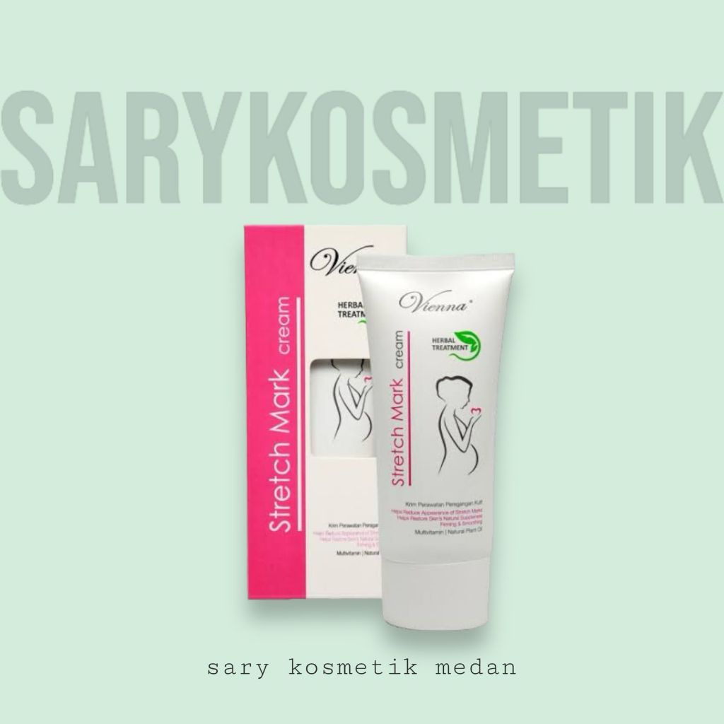 ue,px/ VIENNA CREAM STRETCH MARK 80 ML - CREAM ANTI SELULIT DAN GARIS HALUS DI KULIT