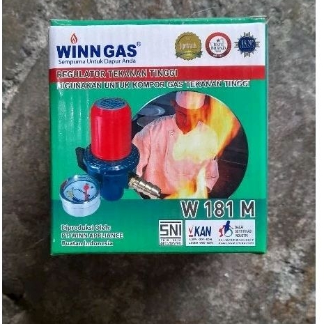 Regulator WINN GAS Tekanan Tinggi W 181 M Regulator Kompor Joss Resto