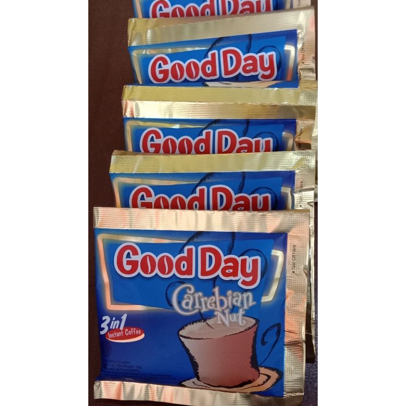 

GOOD DAY KOPI INSTANT 3 IN 1 CARREBIAN NUT RCG 10X20 GRAM