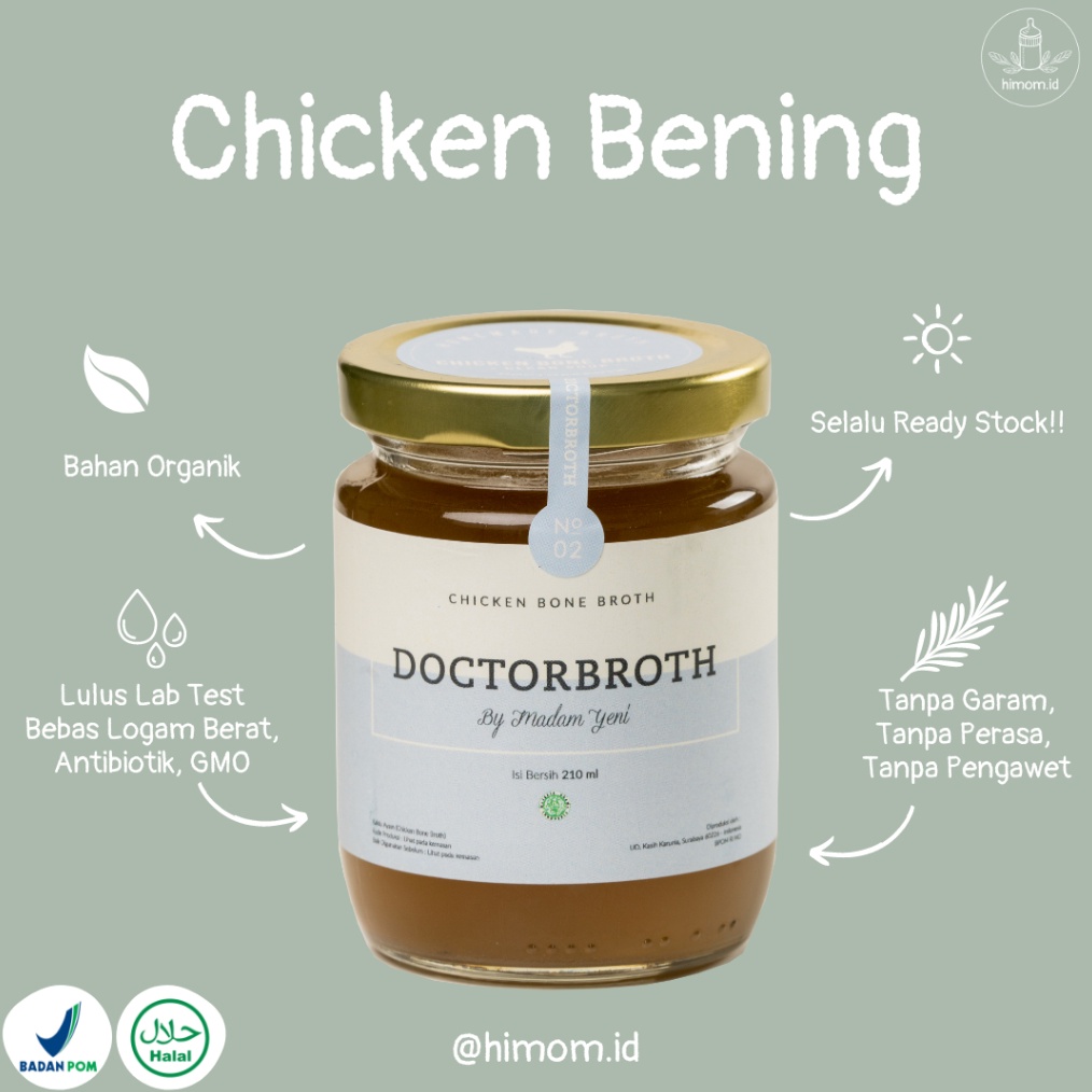 

TERLARIS Kaldu Tulang Doctor Broth Chicken Bening Kaldu Ayam Bone Broth gas