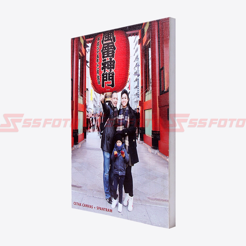 Cetak Foto Kanvas + Spanram 24R (60x90 CM)