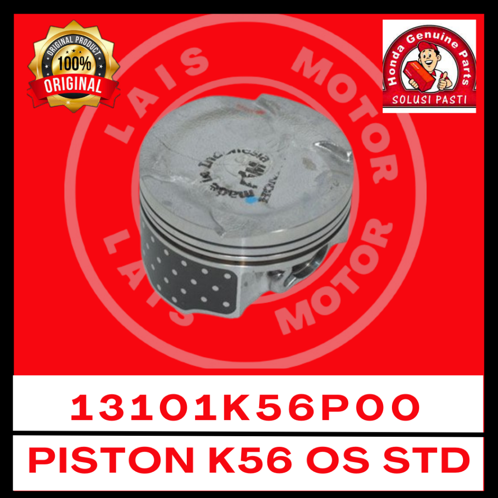 Piston K56 Sonic, CB150R Led, CBR150R OS STD 13101K56P00 Original AHM
