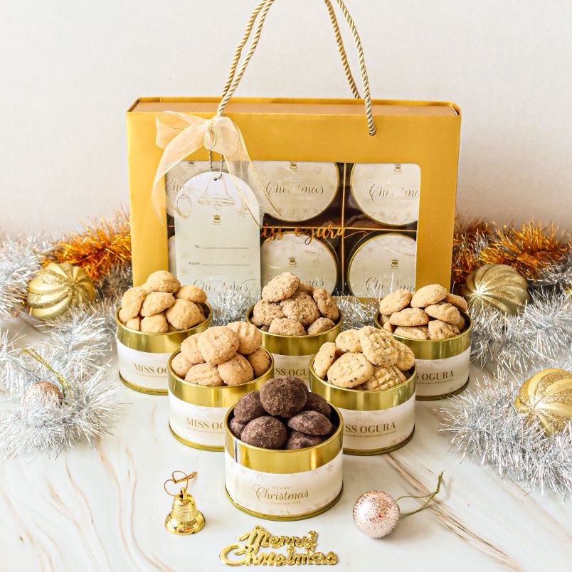 

1212 MALL Carol Hampers Christmas Natal Kue Kering 6 Kaleng Cookies by Miss Ogura serbuuu