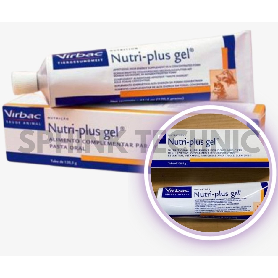 Discount Today Nutri Plus Gel  Nutriplus Gel  NutriPlus Gel Virbac Vitamin Anjing  Kucing 12 Gr ORIG