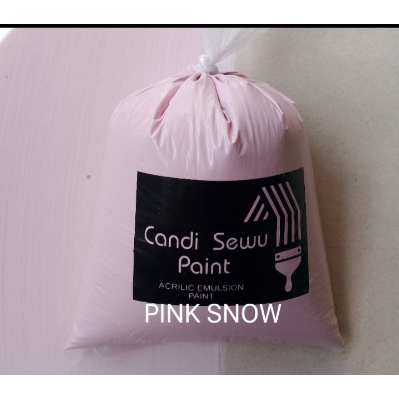CAT TEMBOK 1 KG WARNA PINK SNOW// KWALITAS SUPER