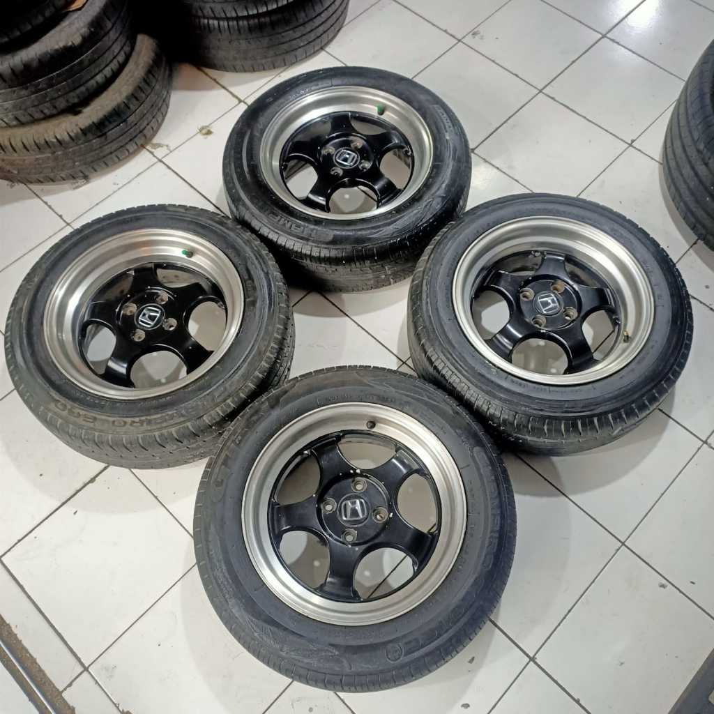 velg mobil second BRISKET ring 15 hole 4x100 untuk vios jazz yaris freed