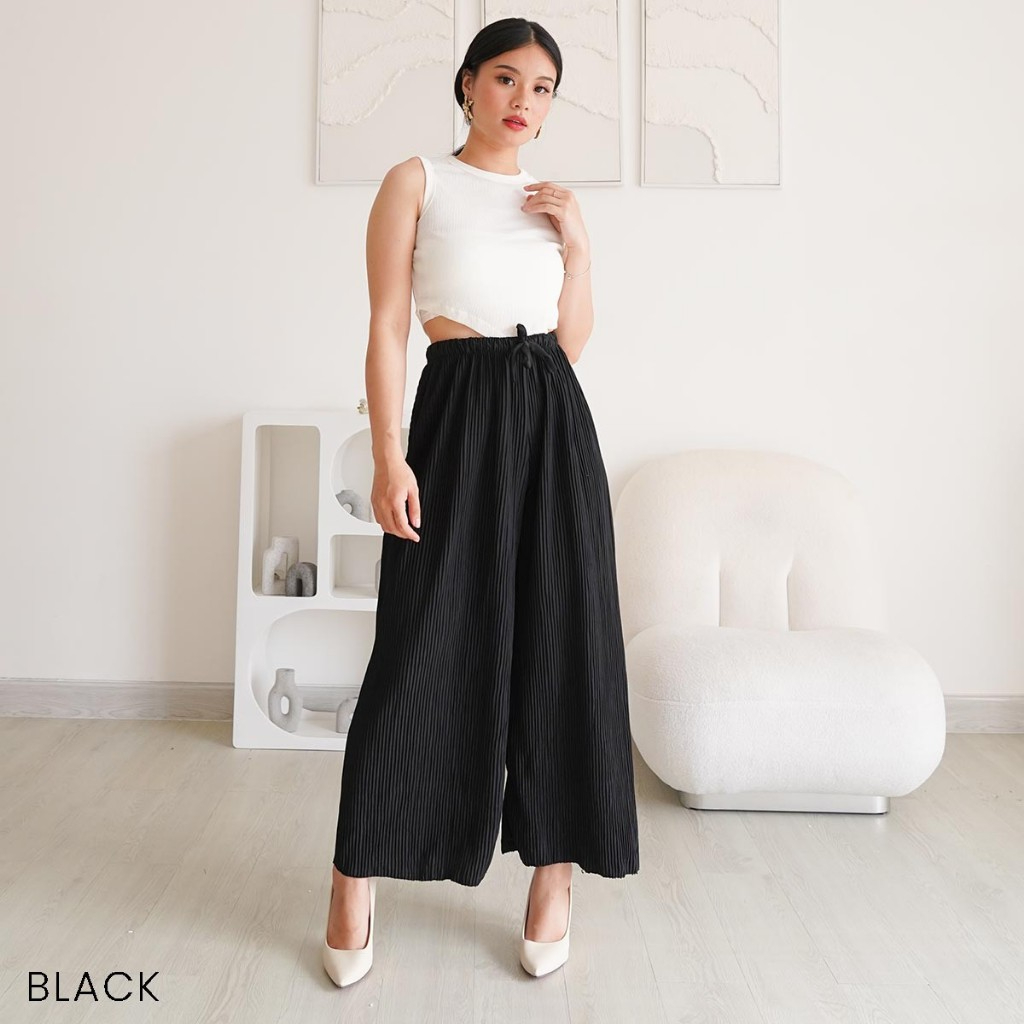 KIRANA Plisket Kulot Premium / Celana Kulot Hyget Super / Kulot Lidi / Kulot Plisket Lidi / Plisket 