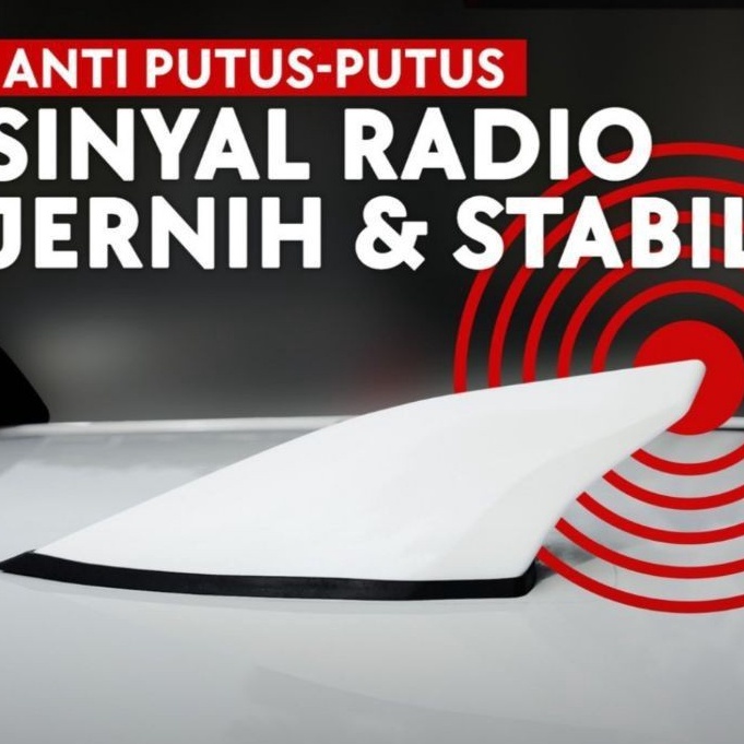 CZ antena mobil sirip hiu all new Brio
