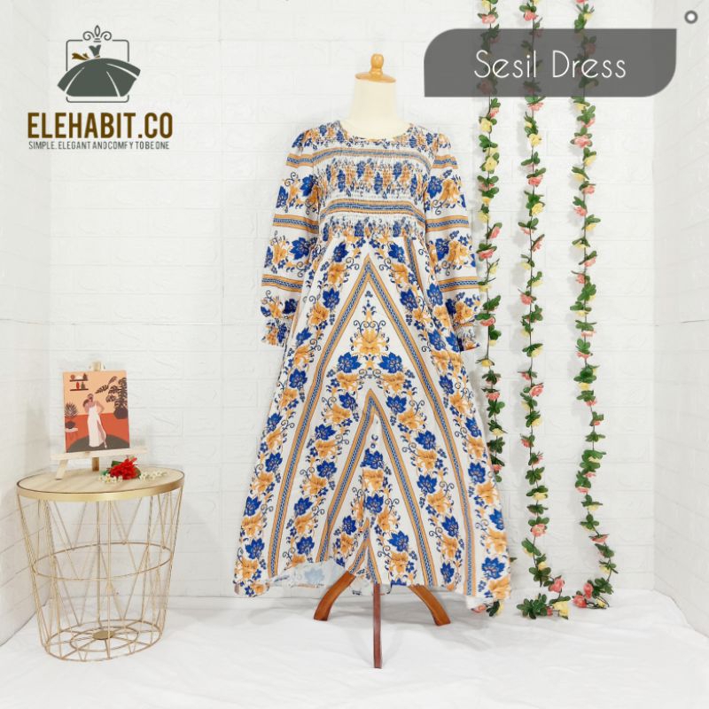 ELEHABIT.CO | SESIL DRESS IMPORT ORIGINAL BANGKOK BKK VINTAGE