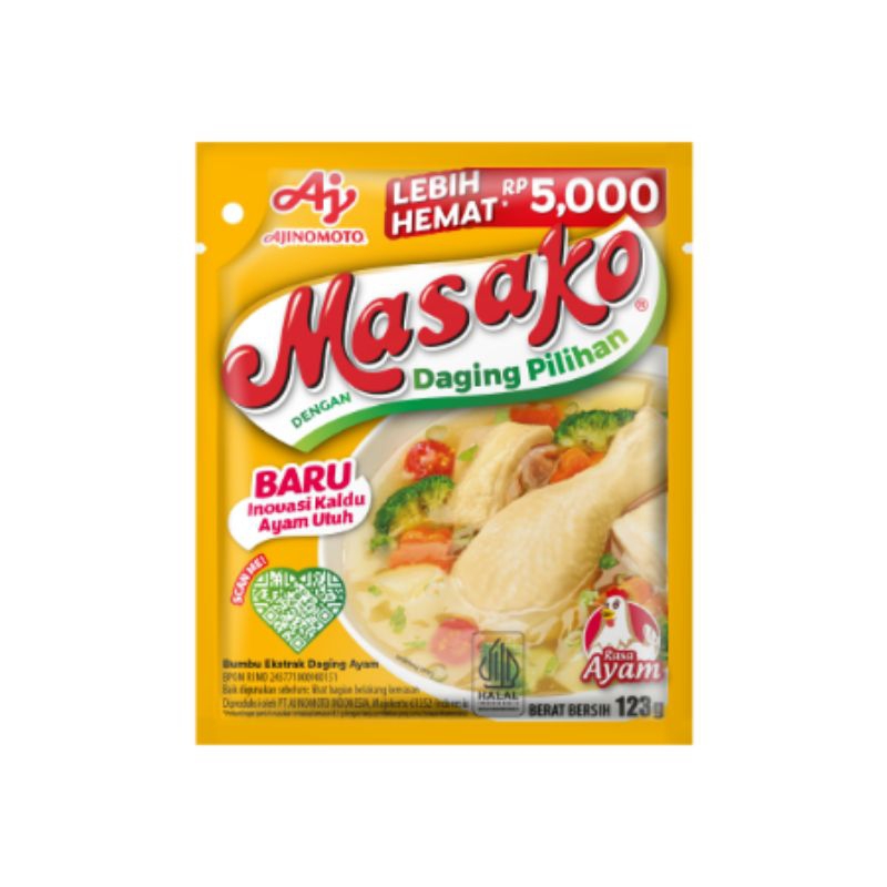 

Masako Rasa Ayam 123gr