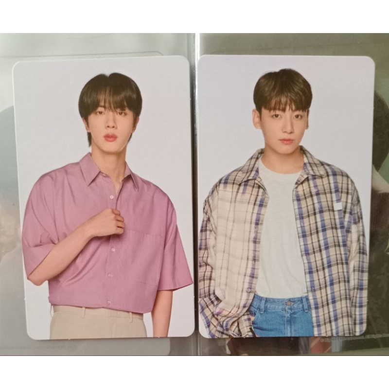 BTS - Jin dan Jungkook pc (dari shinhan card wallet pc)